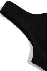 Schwarzes Bodycon 1960er Jahre Kleid