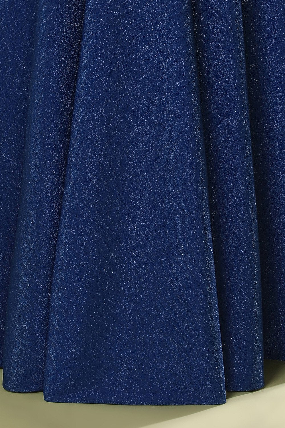 Langes Funkeln Königsblau Ballkleid