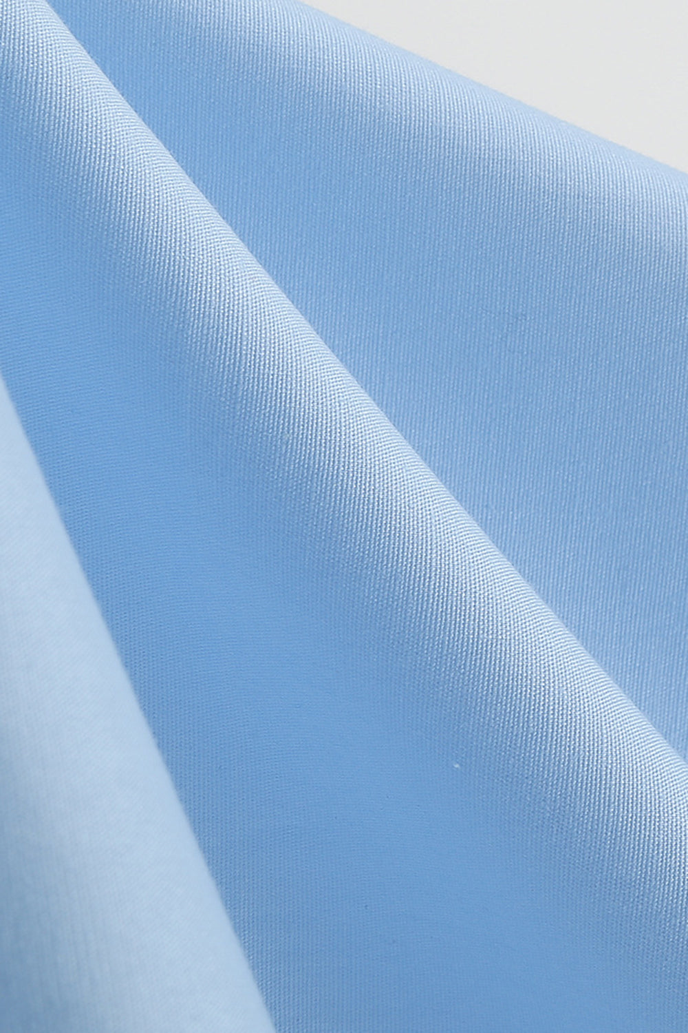 Blaues ärmelloses A-Linie Vintage Kleid aus den 1950er Jahren