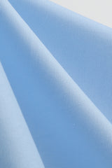Blaues ärmelloses A-Linie Vintage Kleid aus den 1950er Jahren