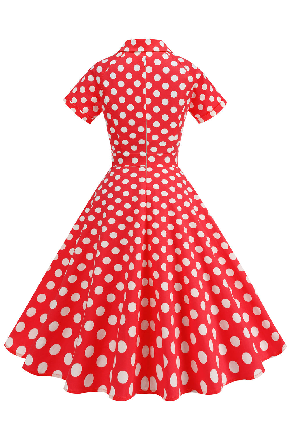 Blumen A Linie bedrucktes Vintage Kleid aus den 1950er Jahren