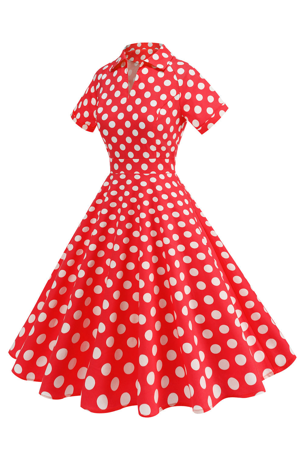 Blumen A Linie bedrucktes Vintage Kleid aus den 1950er Jahren