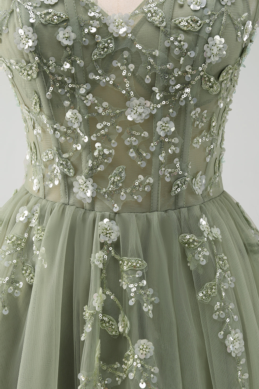 Glitzerndes A-Linie Königsblaues Korsett mit Spaghettiträgern Langes Ballkleid
