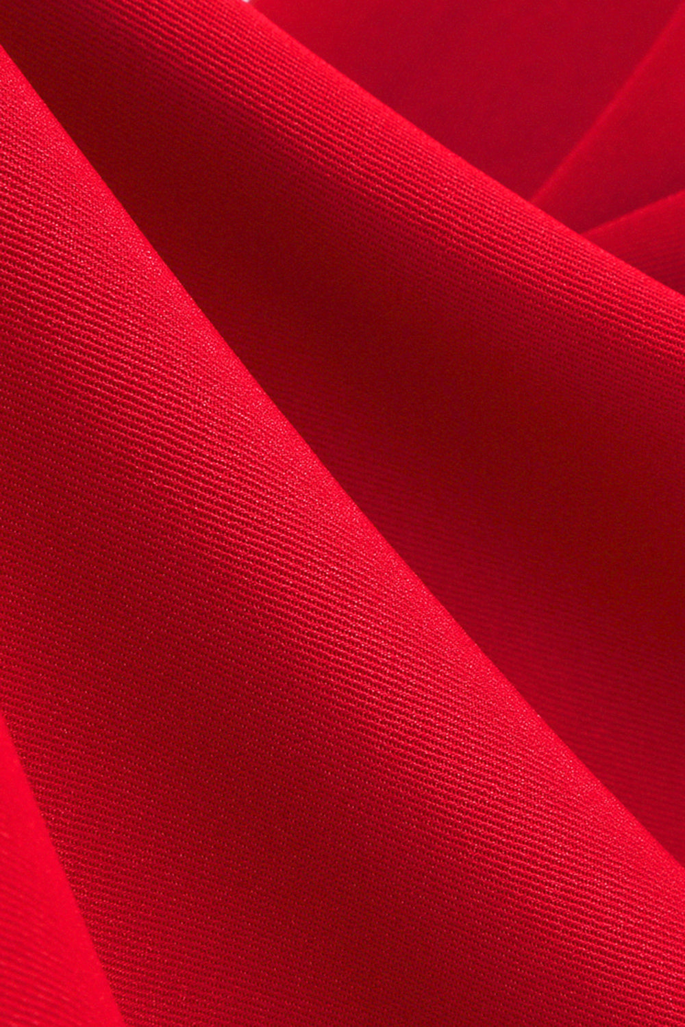 Blaues A-Linie Midikleid aus den 1950er Jahren mit Rundhalsausschnitt