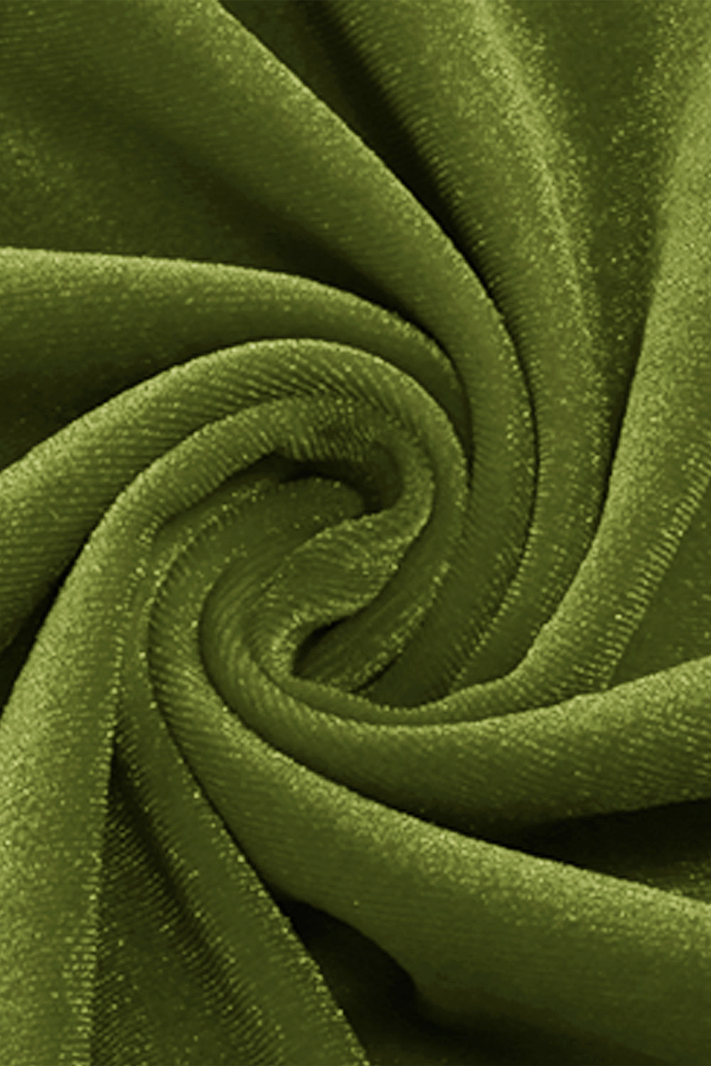 Gelbes V-Ausschnitt Kleid mit langen Ärmeln