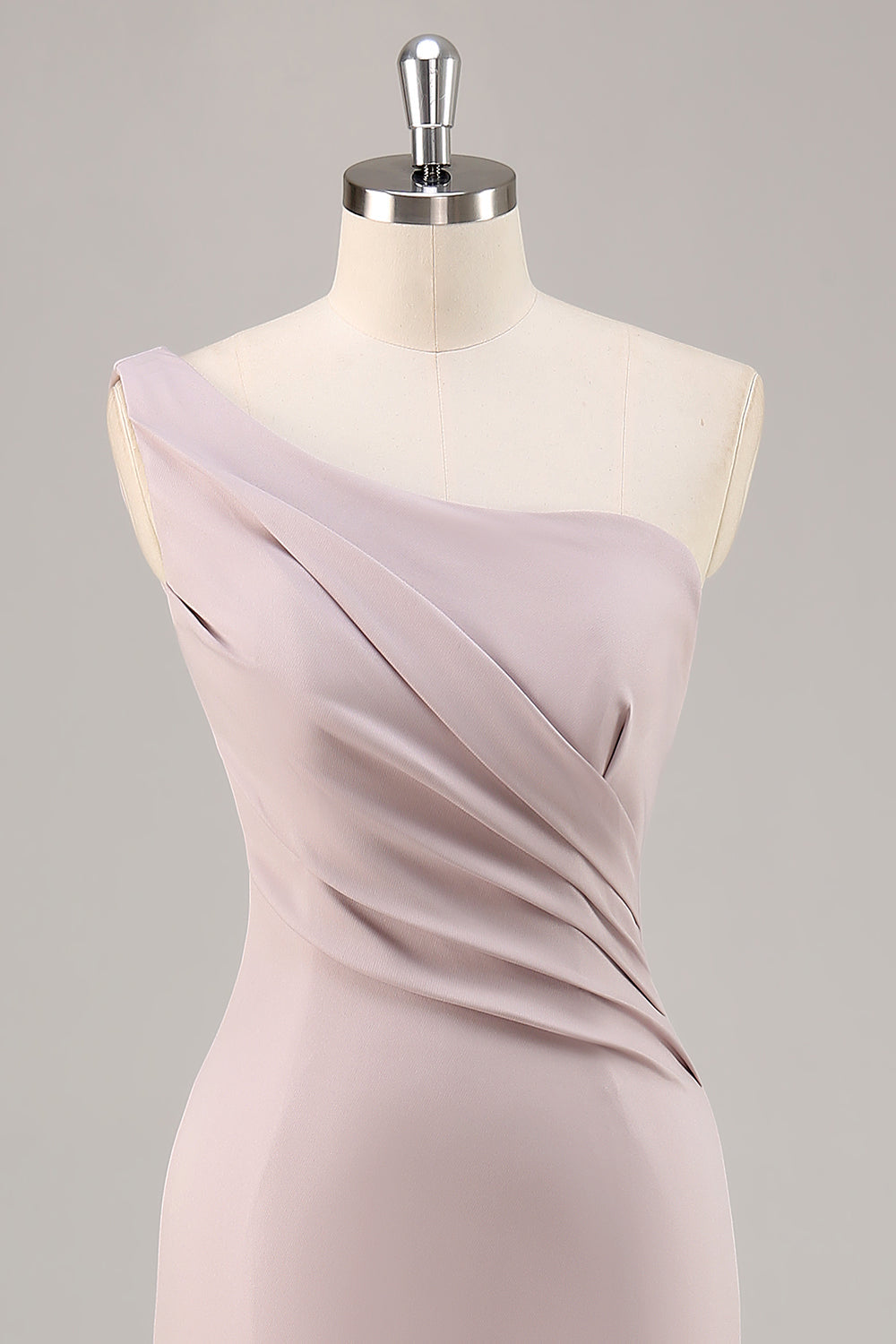 Khaki Langes Meerjungfrau Ein Schulter Ballkleid