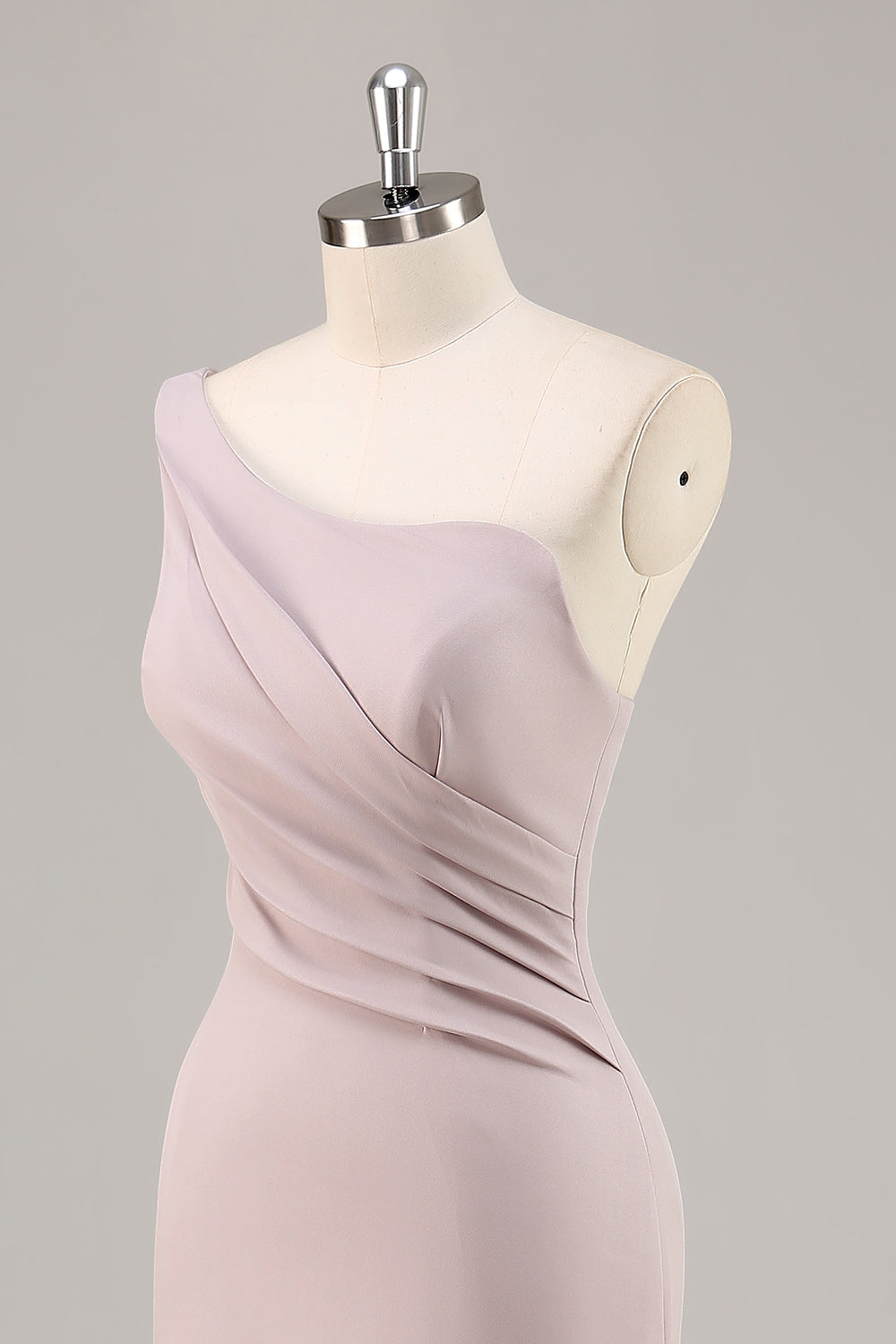 Khaki Langes Meerjungfrau Ein Schulter Ballkleid