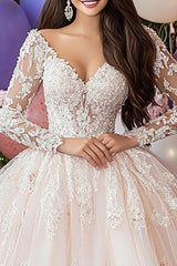 Champagner Ballkleid Schulterfreies Appliziertes Quinceanera Kleid