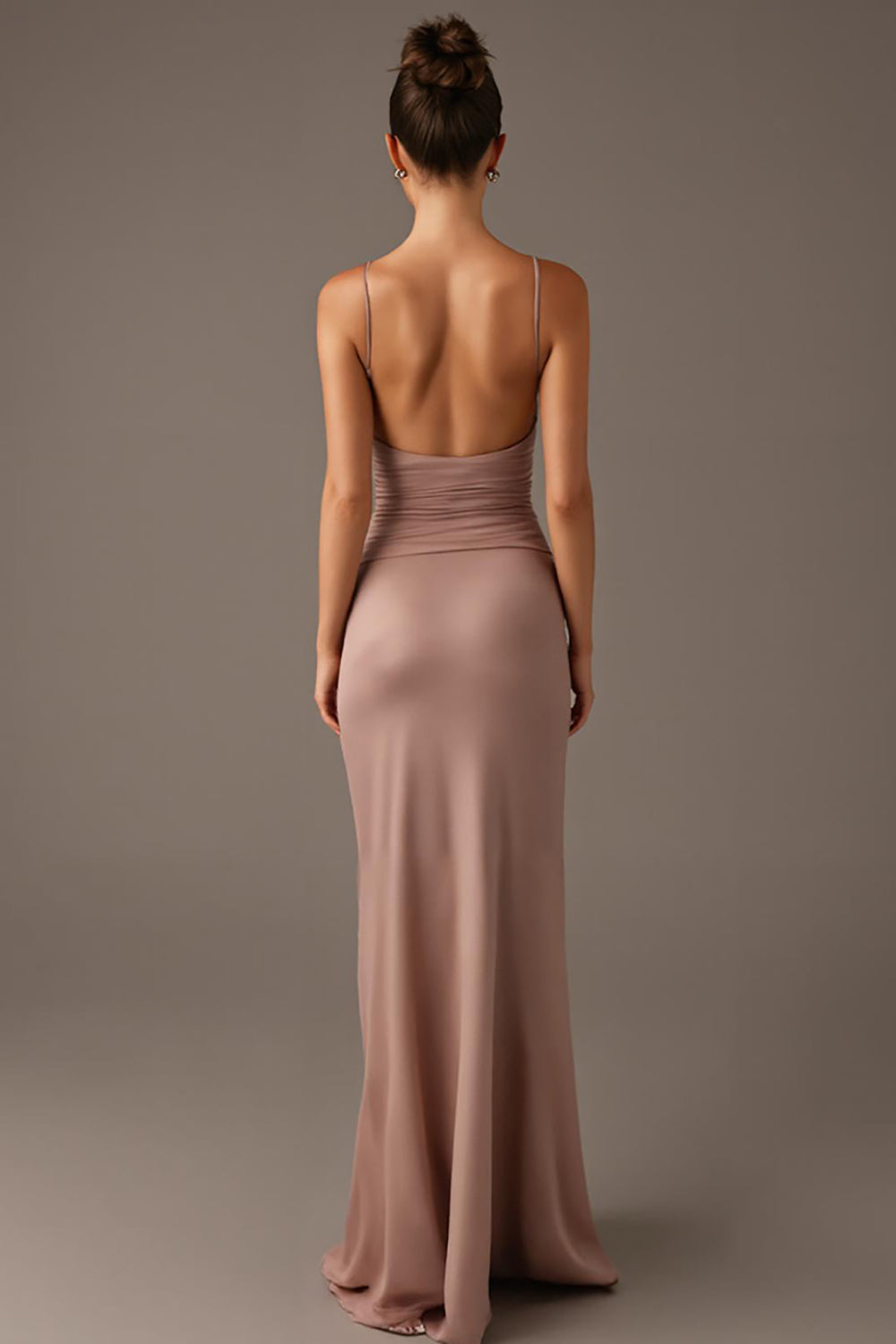 Sunset Spaghettiträger Etui Abendkleid mit Schlitz