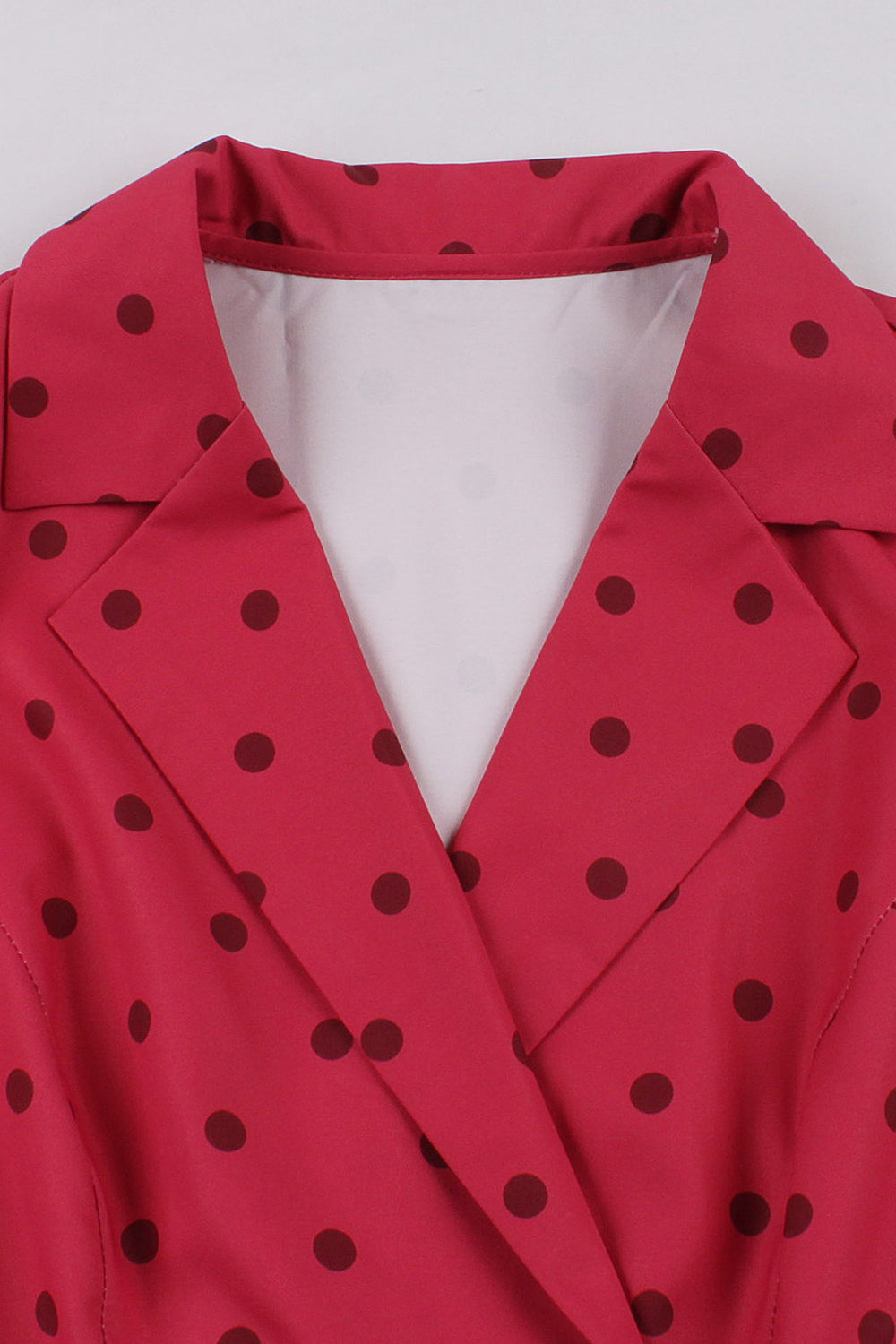Rotes Polka Dots Rockabilly Kleid