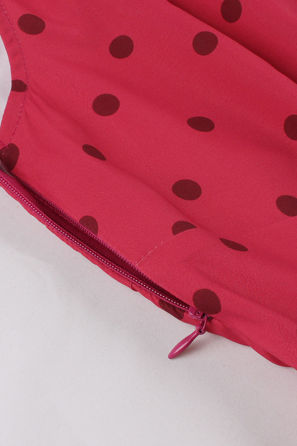 Rotes Polka Dots Rockabilly Kleid