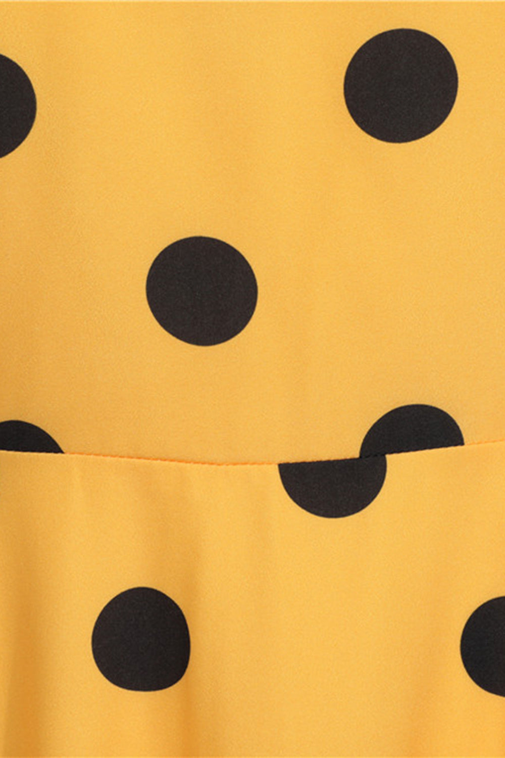 Polka Dots Rosa Vintage-Kleid mit kurzen Ärmeln