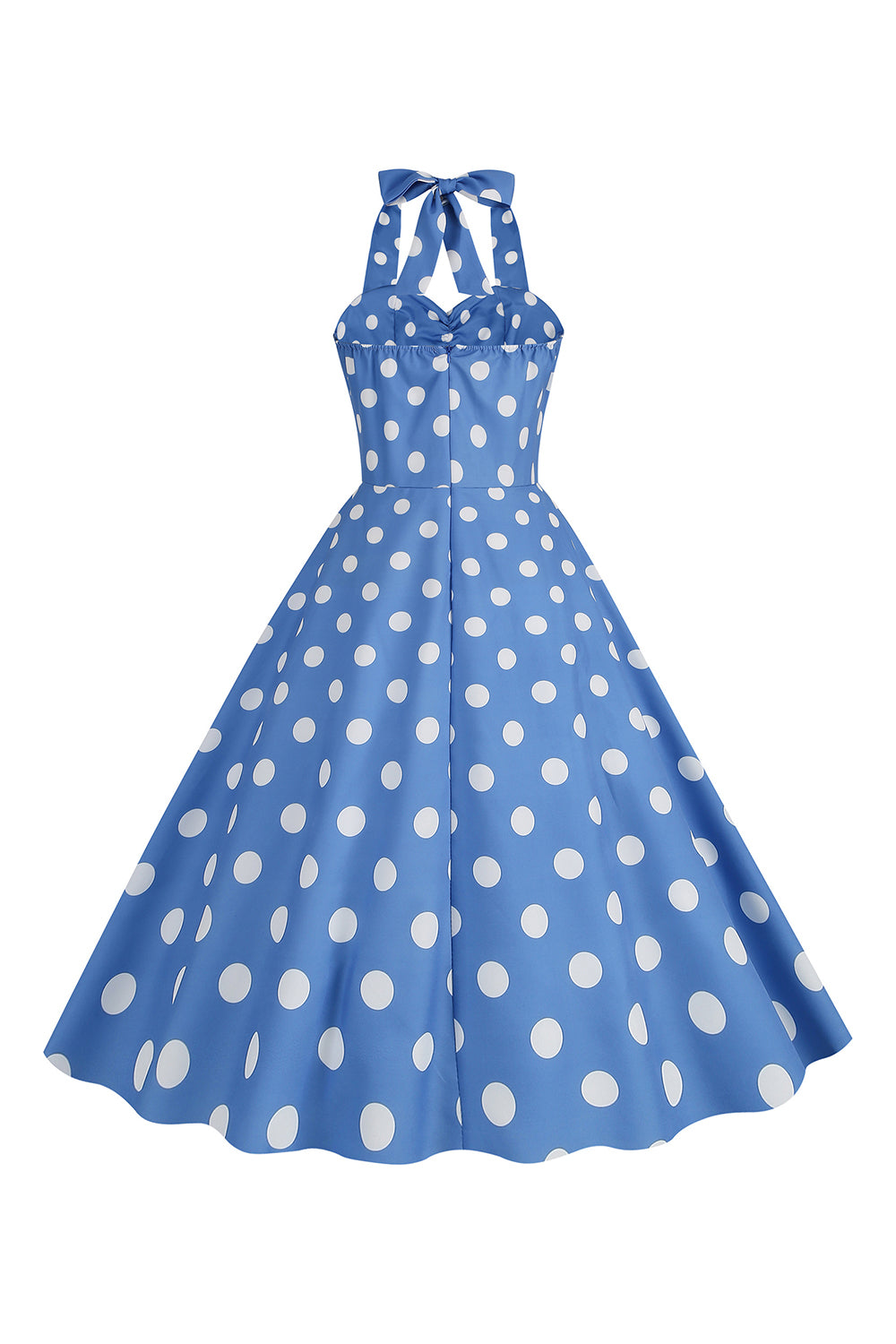 Rosa Polka Dots Pin Up Vintage 1950er Jahre Kleid