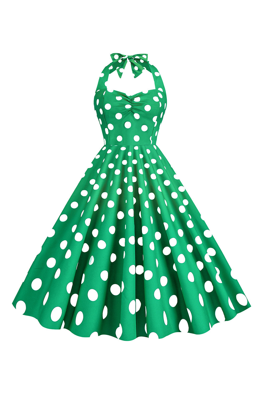Rosa Polka Dots Pin Up Vintage 1950er Jahre Kleid