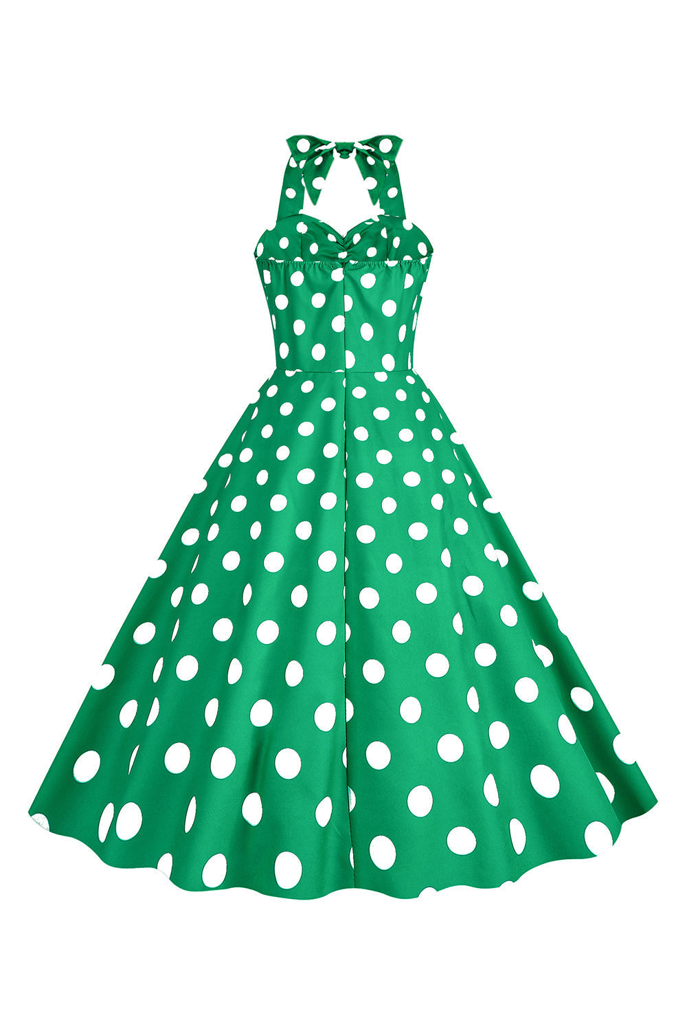 Rosa Polka Dots Pin Up Vintage 1950er Jahre Kleid