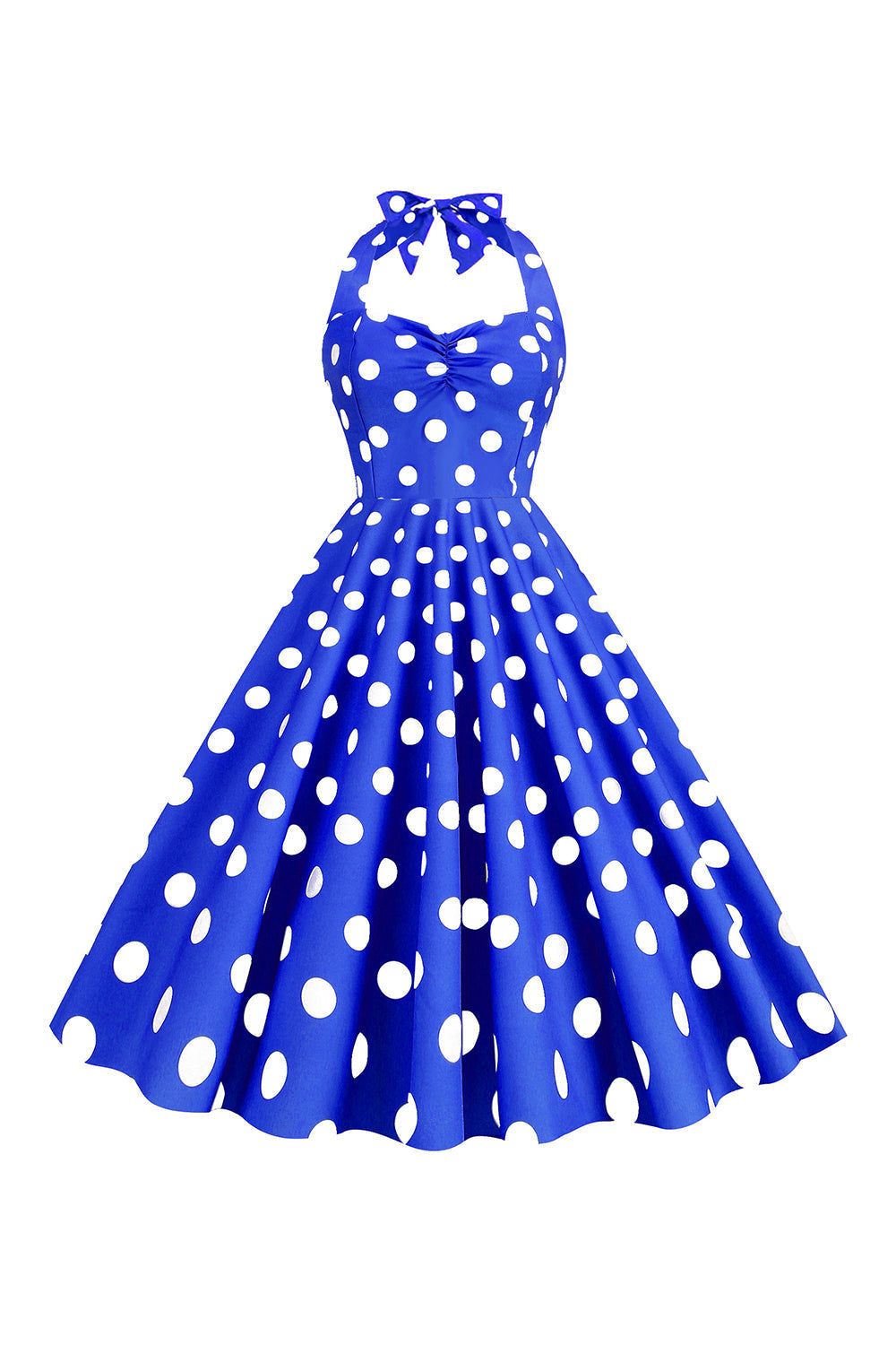 Rosa Polka Dots Pin Up Vintage 1950er Jahre Kleid