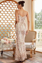 Pailletten Mantel Blush Glitzerndes Ballkleid