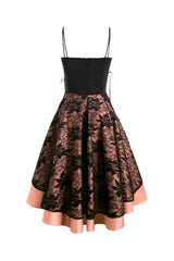 Blush Spitze High-Low Halloween Kleid