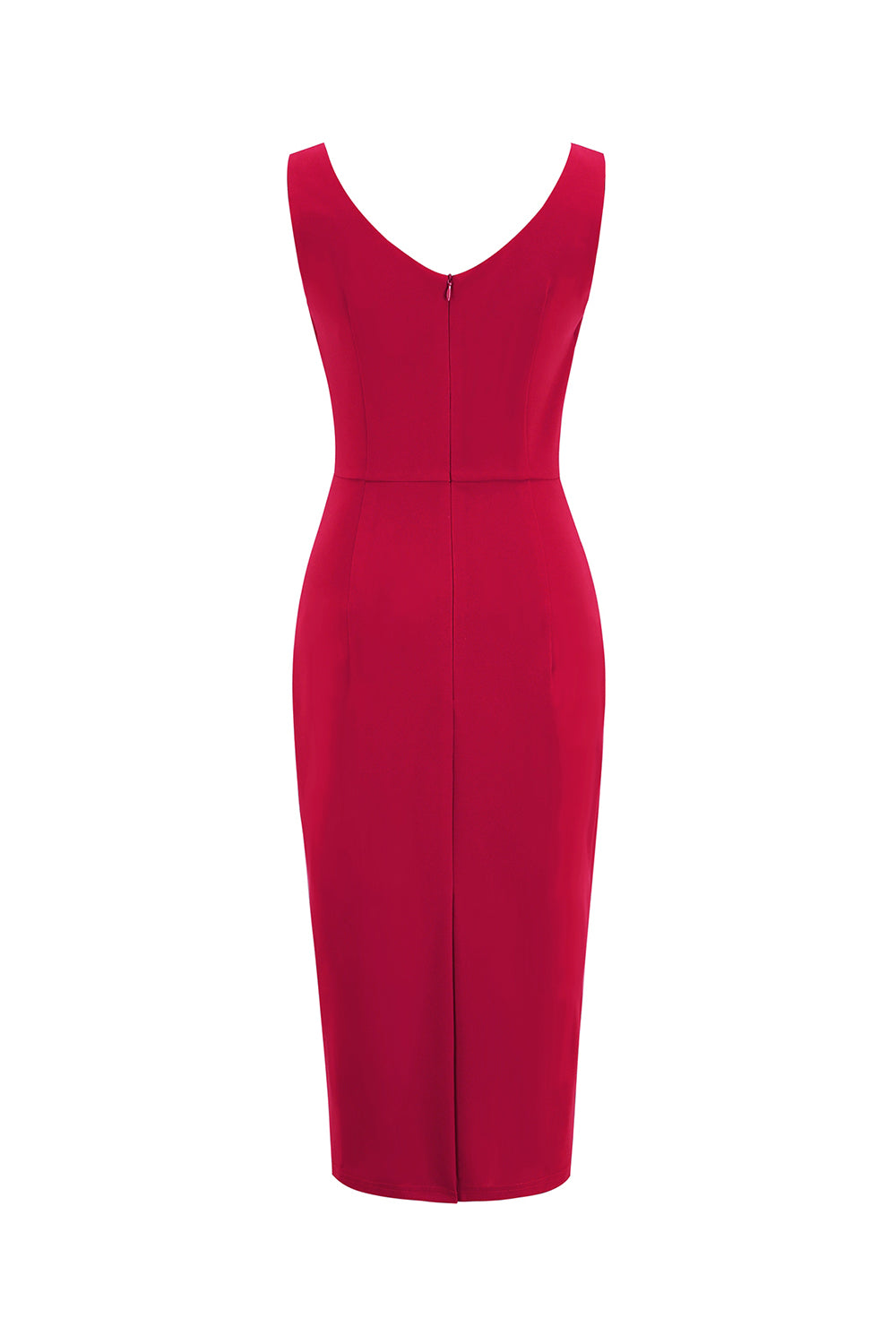 Rotes Bodycon Vintage Kleid aus den 1960er Jahren