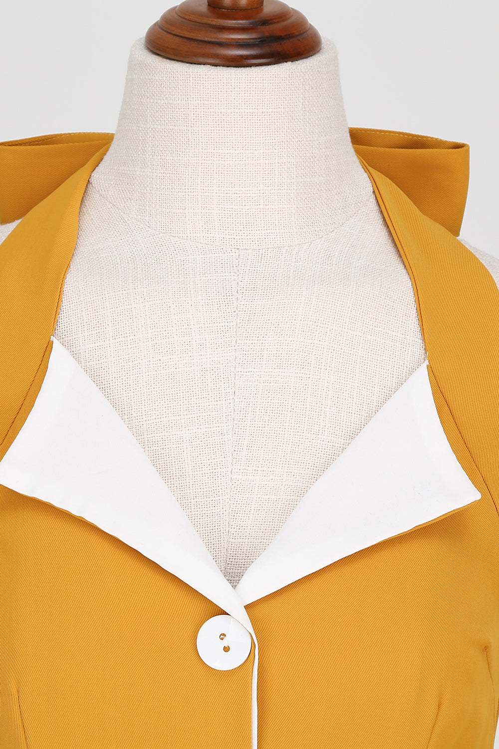Hepburn Stil Neckholder Blaues Kleid der 1950er Jahre